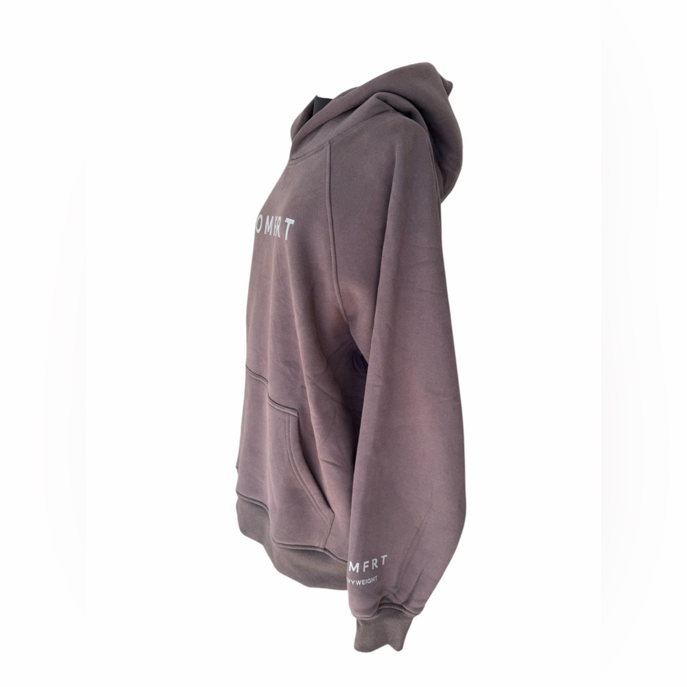Comfrt Tranquil Hoodie Unisex Lg Charcoal Oversized Heavyweight Kangaroo Pocket - Picture 11 of 12